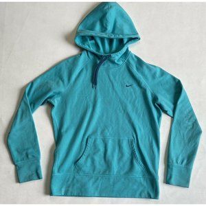Nike Women's Therma Fit Hoodie Pullover Blue Teal